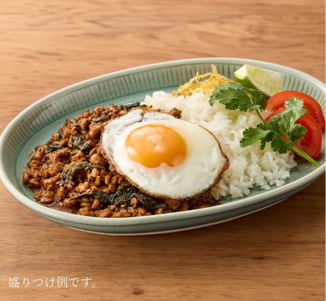 鶏肉のガパオ炒め