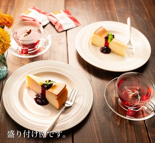 【限定コラボ】チーズケーキとフルーツティーのセット width=