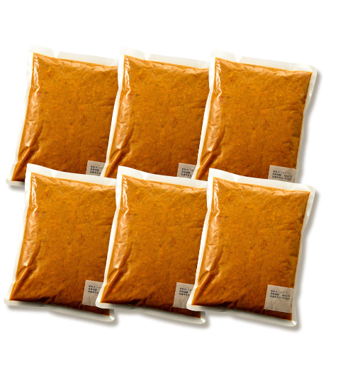 ジャワ風ビーフカレー（1ｋｇ×6袋）