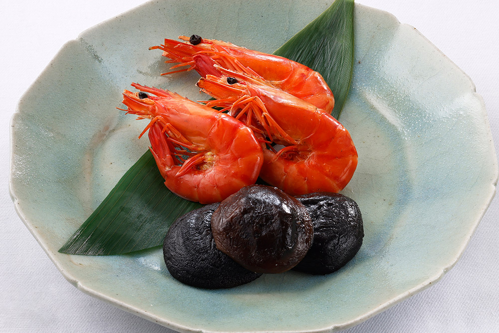 海老艶煮・煮〆しいたけ