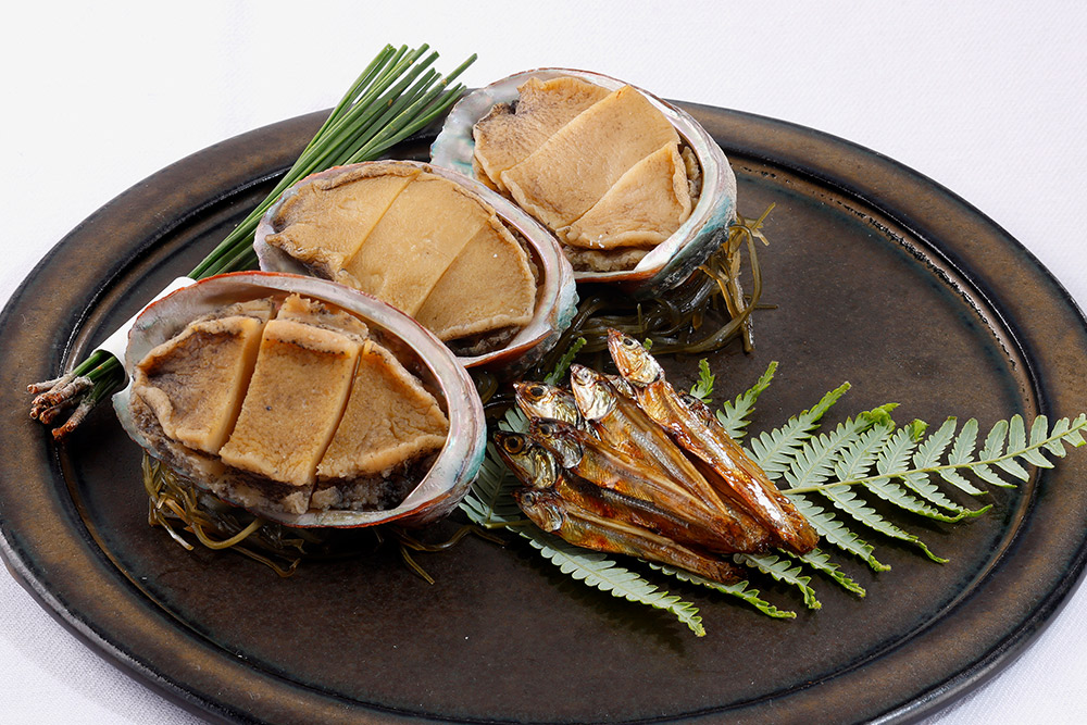 あわびの旨煮・田作り・細切昆布旨煮