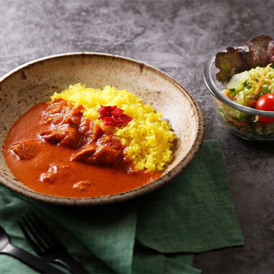 バターチキンカレー×ターメリックライス